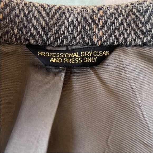 Harris Tweed‎ Vintage Stafford Wool Herringbone Sports Coat Blazer Jacket - Picture 9 of 12